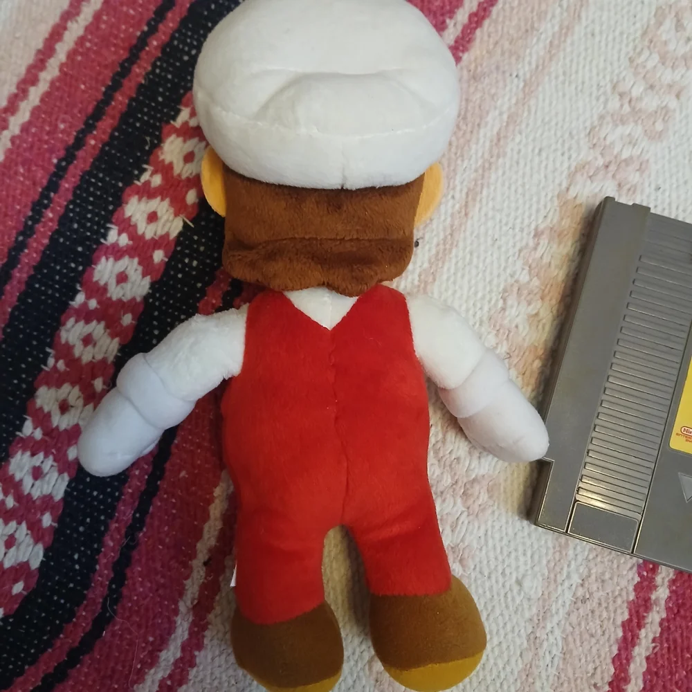 Nintendo NES Super Mario Brothers 3 Game Cartridge With 2017‎ Super Mario Plush